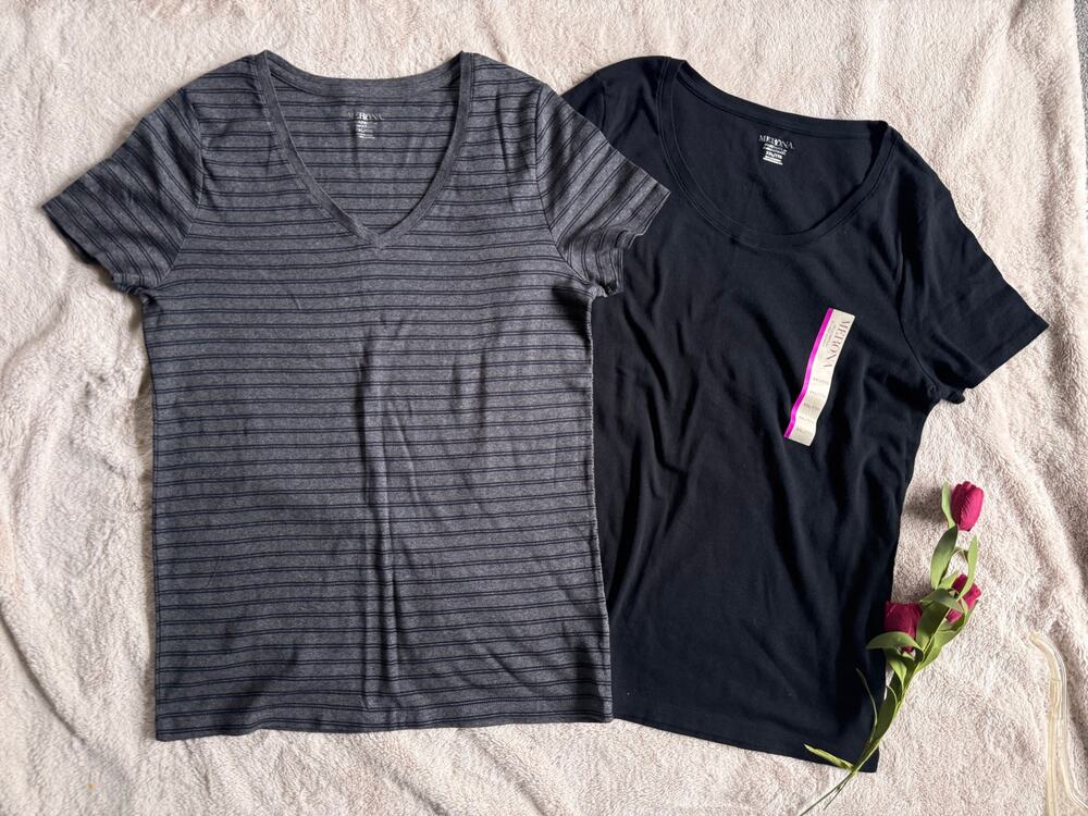 Merona T-Shirts Lot XXL V-neck and Scoop Neck